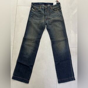 NEW AUTHENTIC DIESEL MENS SIZE 29x34 CLASSIC BUMICS DENIM STRAIGHT LEG JEANS